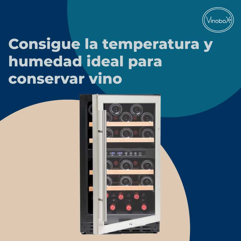 temperatura y humedad para conservar vino