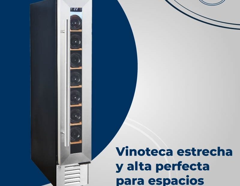 Vinoteca estrecha y alta